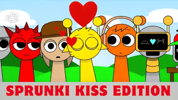 Sprunki Kiss Edition game image